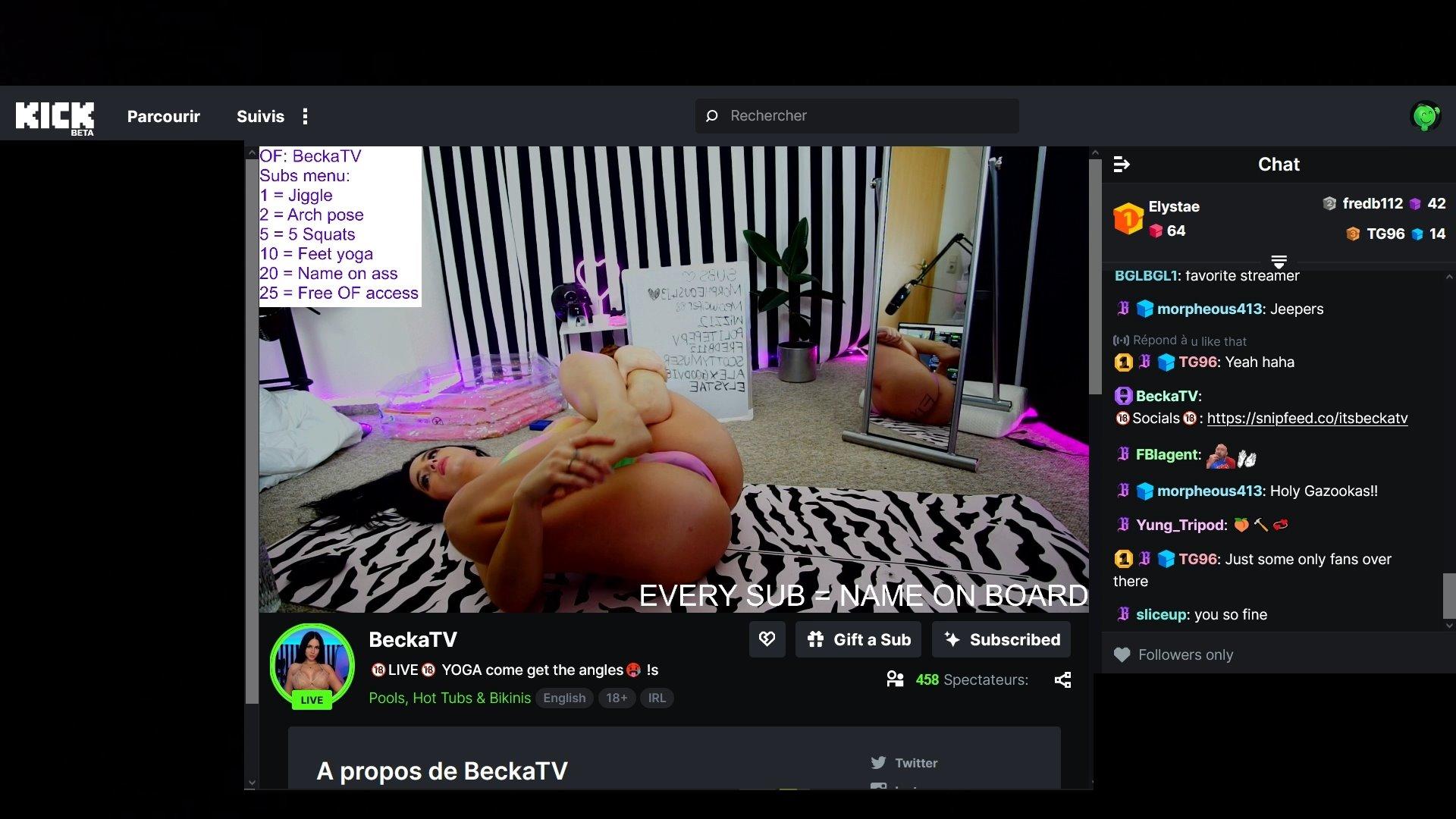 Fuites Nude OnlyFans de BeckaTV 1