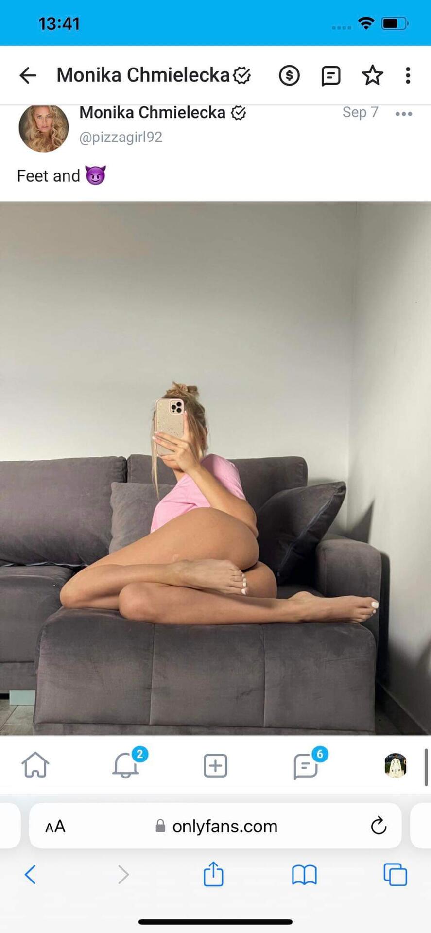 Fuites nues de Monika Chmielecka / pizzagirl92 sur OnlyFans 1