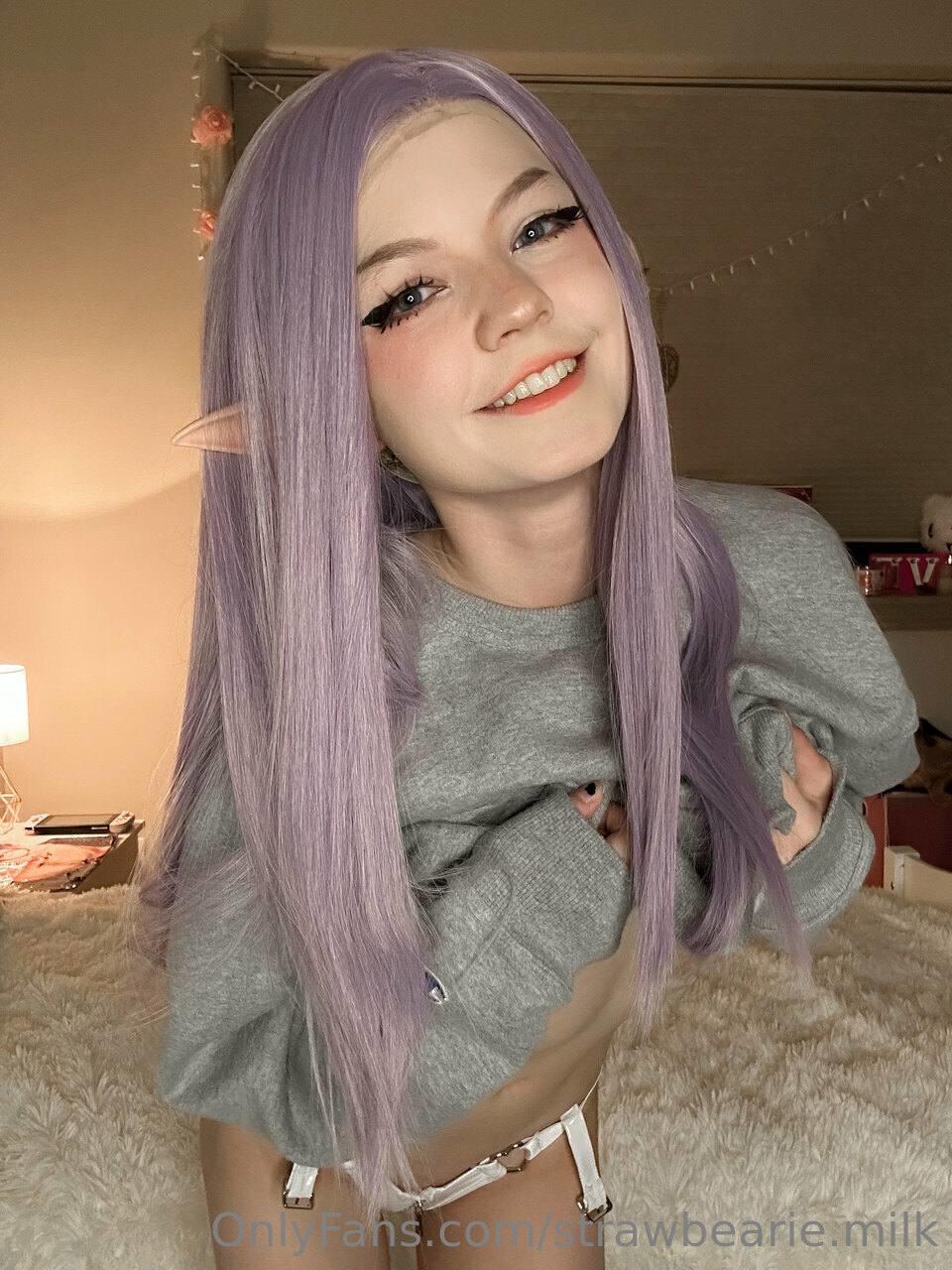 Fuites Nude OnlyFans de Strawbeariemilkk / StrawberryMillk 1