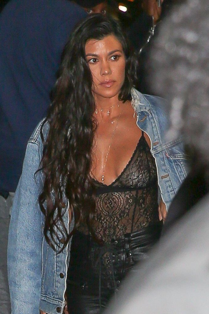Kourtney Kardashian See Through 1
