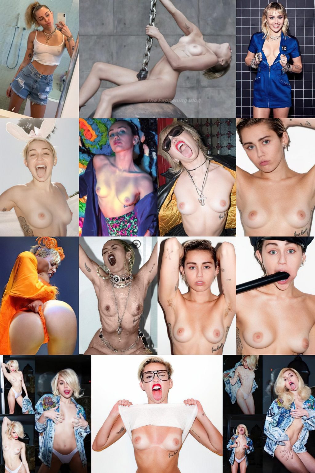 Miley Cyrus nue